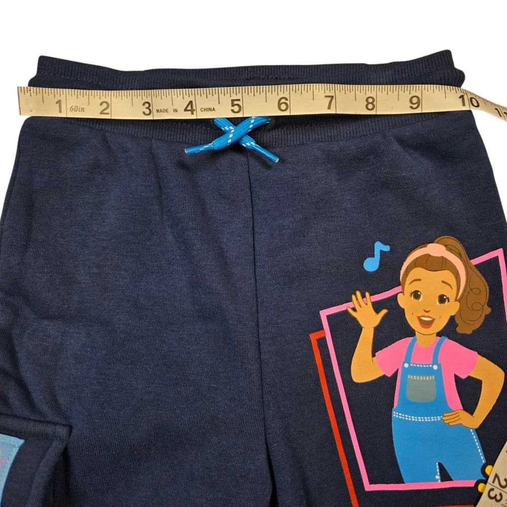 Ms Rachel Kids Navy Blue Fleece Hoodie and Jogger Pants Set 2PC 4T NEW